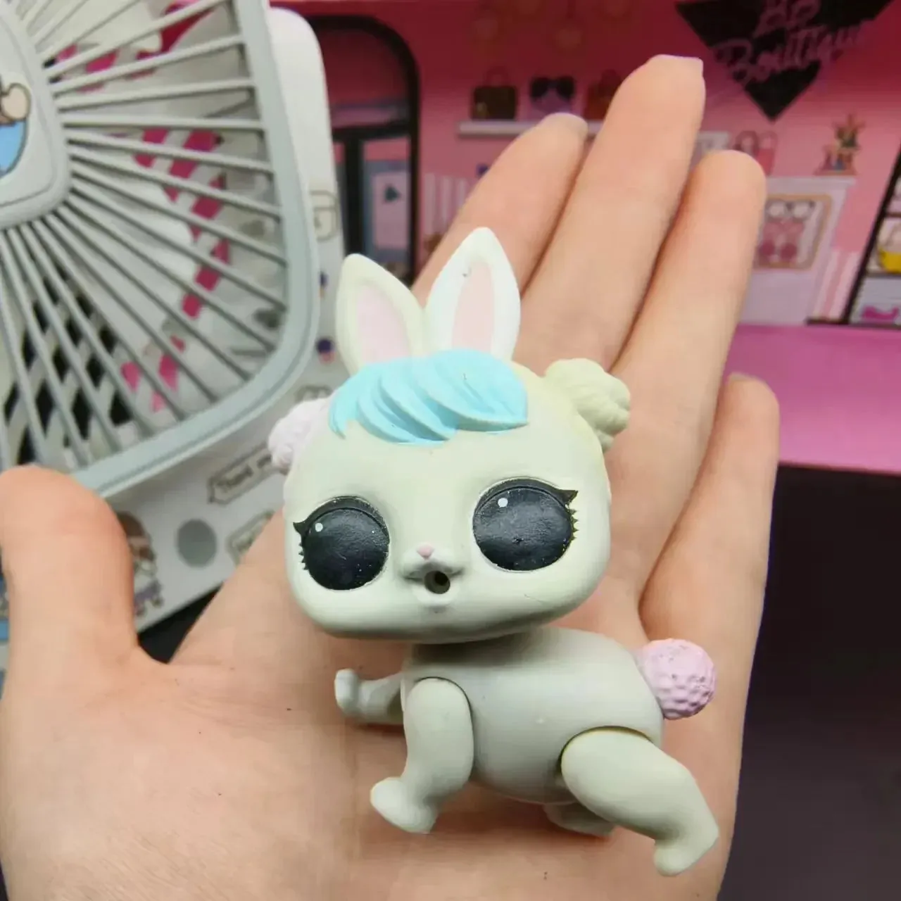 Cute pet dolls action figures toys Rare series children's playhouse Diy model children's birthday gift collection ornaments
