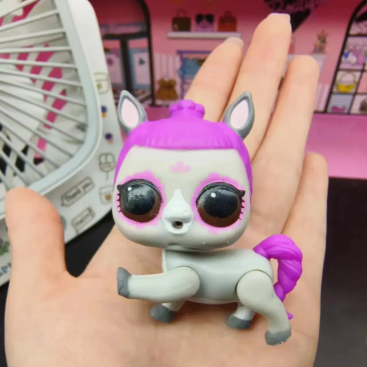 Cute pet dolls action figures toys Rare series children's playhouse Diy model children's birthday gift collection ornaments