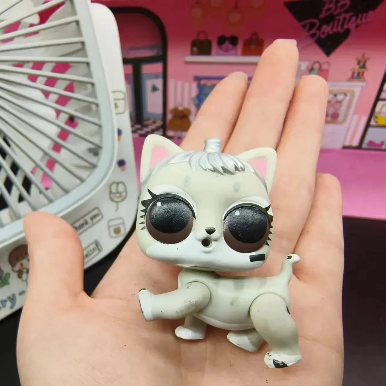 Cute pet dolls action figures toys Rare series children's playhouse Diy model children's birthday gift collection ornaments