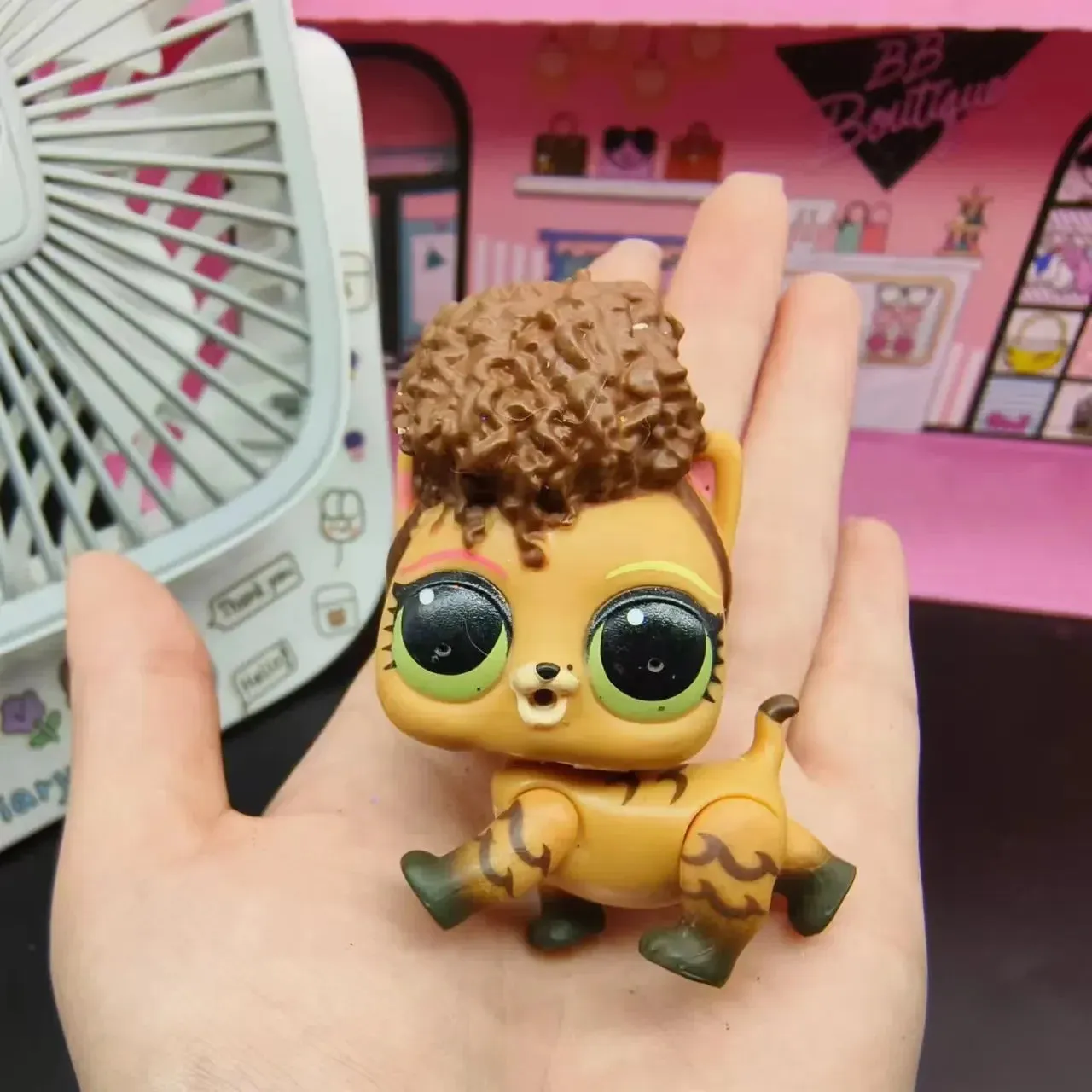 Cute pet dolls action figures toys Rare series children's playhouse Diy model children's birthday gift collection ornaments