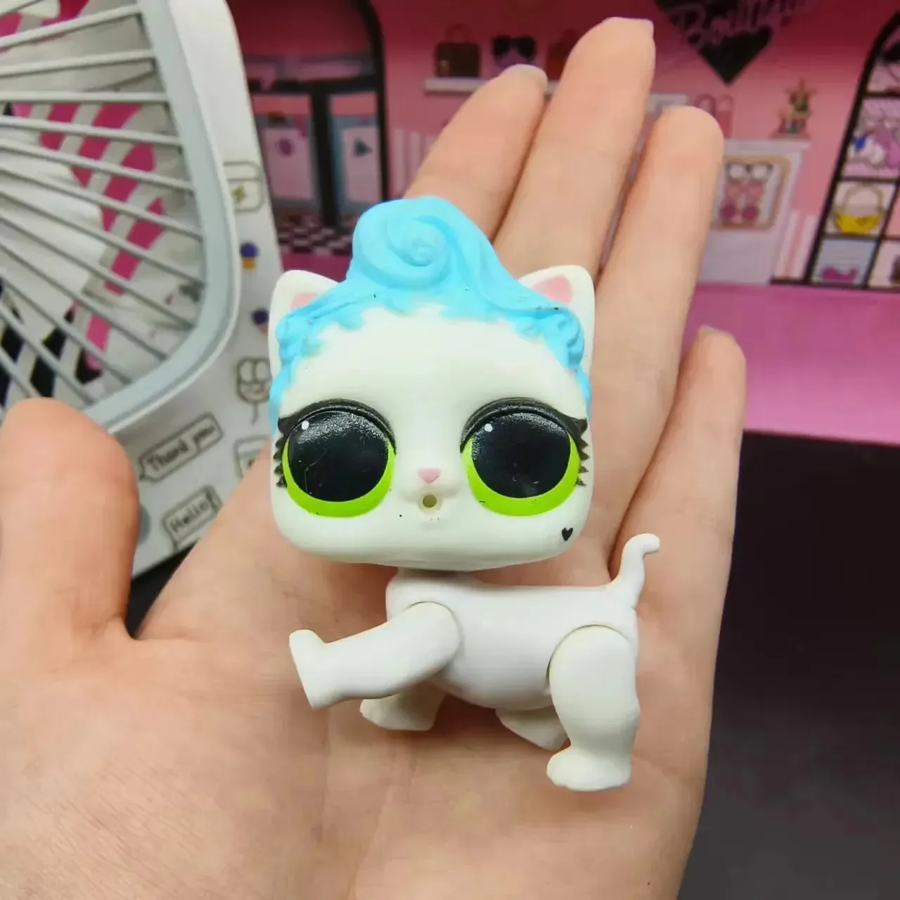Cute pet dolls action figures toys Rare series children's playhouse Diy model children's birthday gift collection ornaments