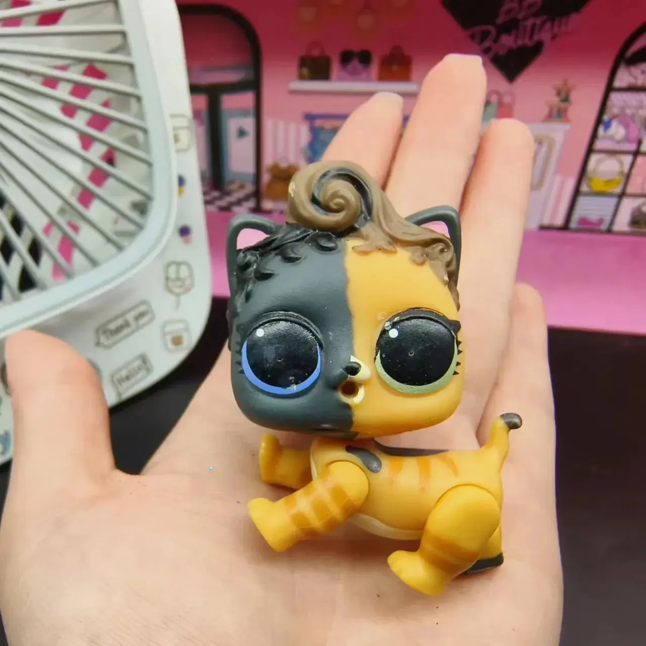 Cute pet dolls action figures toys Rare series children's playhouse Diy model children's birthday gift collection ornaments