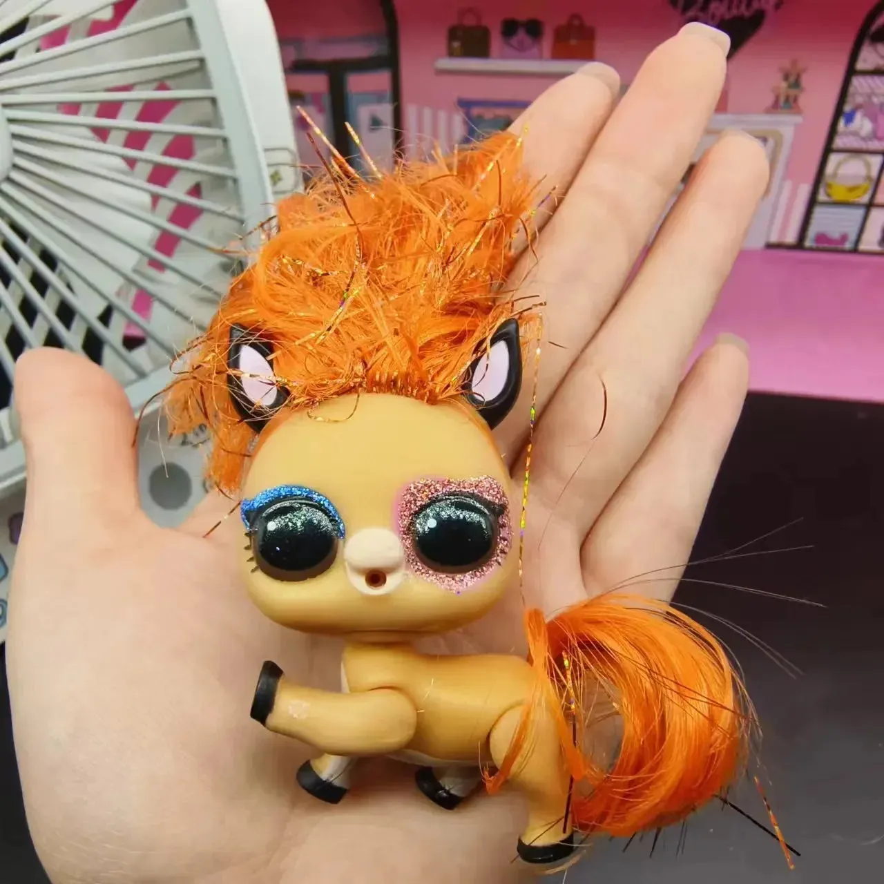 Cute pet dolls action figures toys Rare series children's playhouse Diy model children's birthday gift collection ornaments