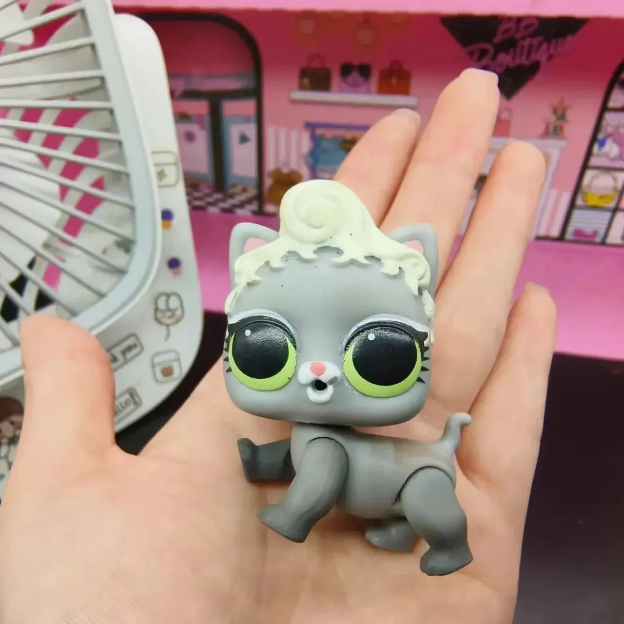 Cute pet dolls action figures toys Rare series children's playhouse Diy model children's birthday gift collection ornaments