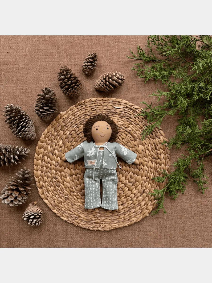Dan, Cotton Fabric Doll