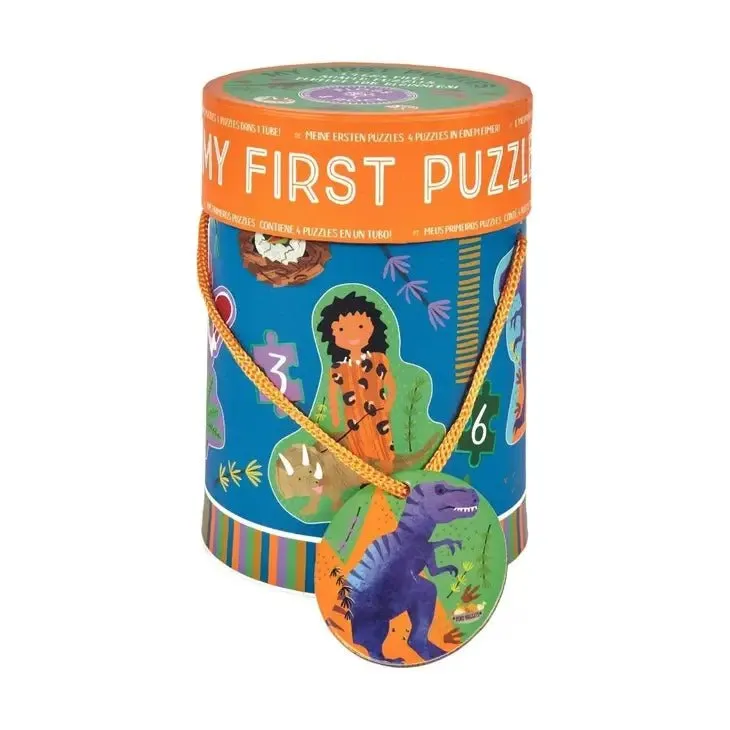 Dino 3,4,6,8pc Puzzle Tub
