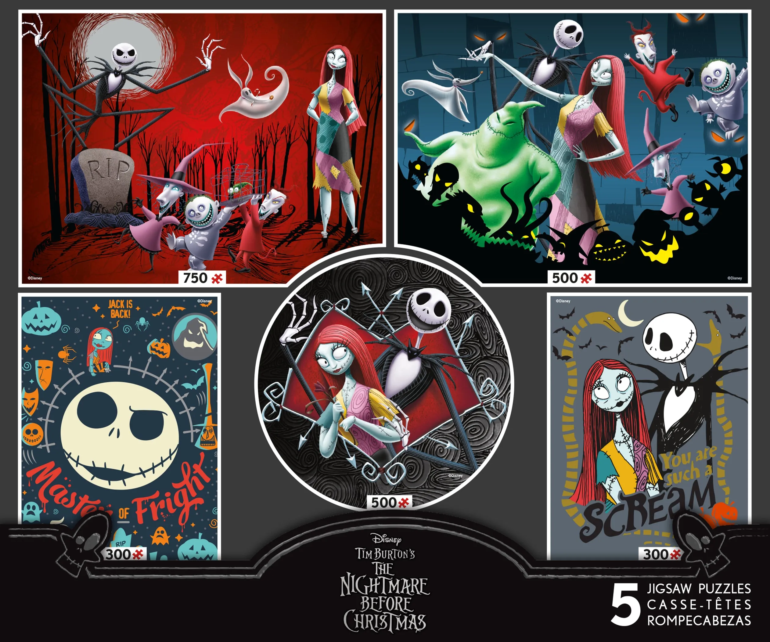 Disney -Nightmare Before Christmas - 5 in 1 Multipack