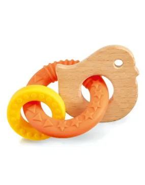 Djeco Baby White PitiBird Infant Teether