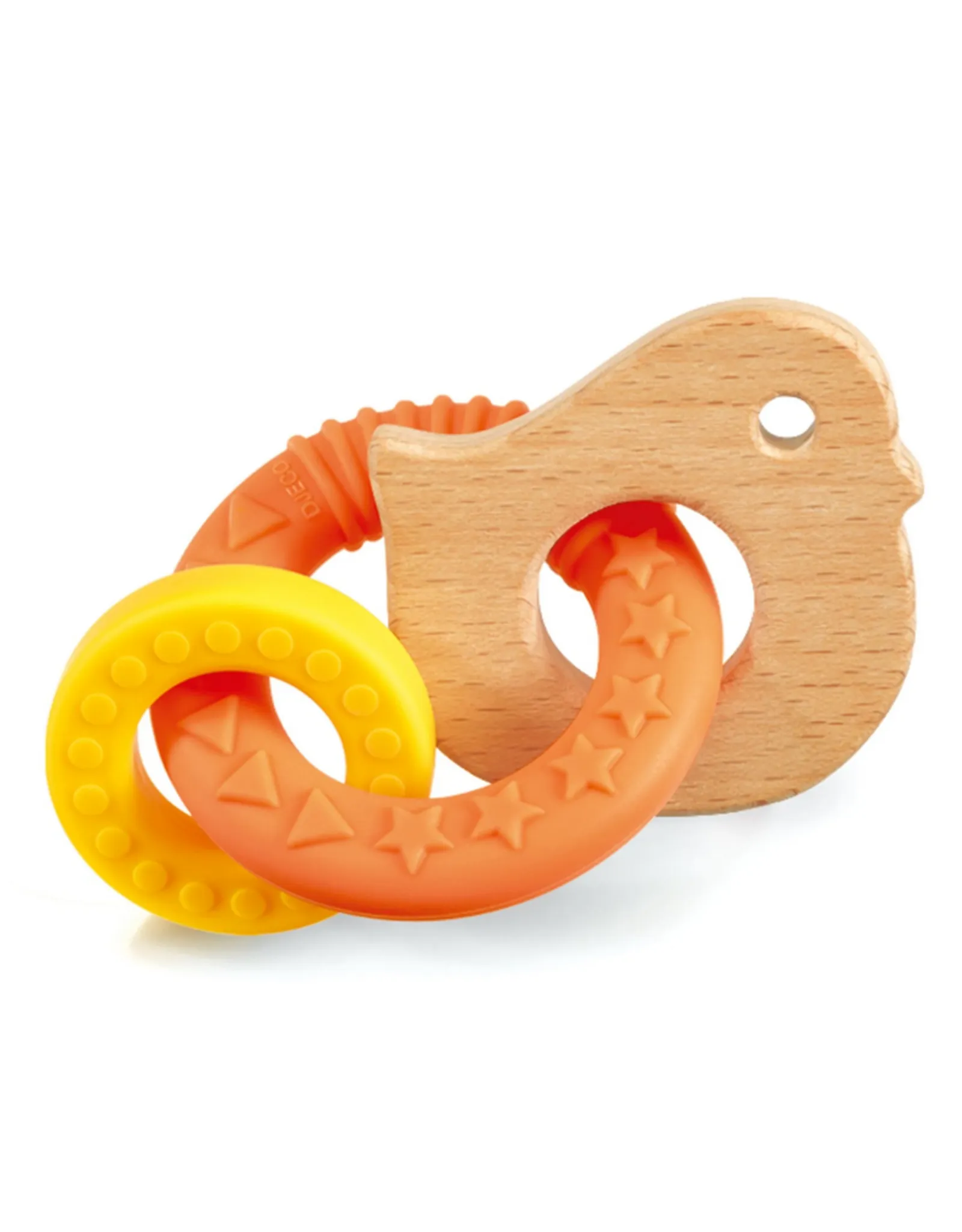 Djeco Baby White PitiBird Infant Teether