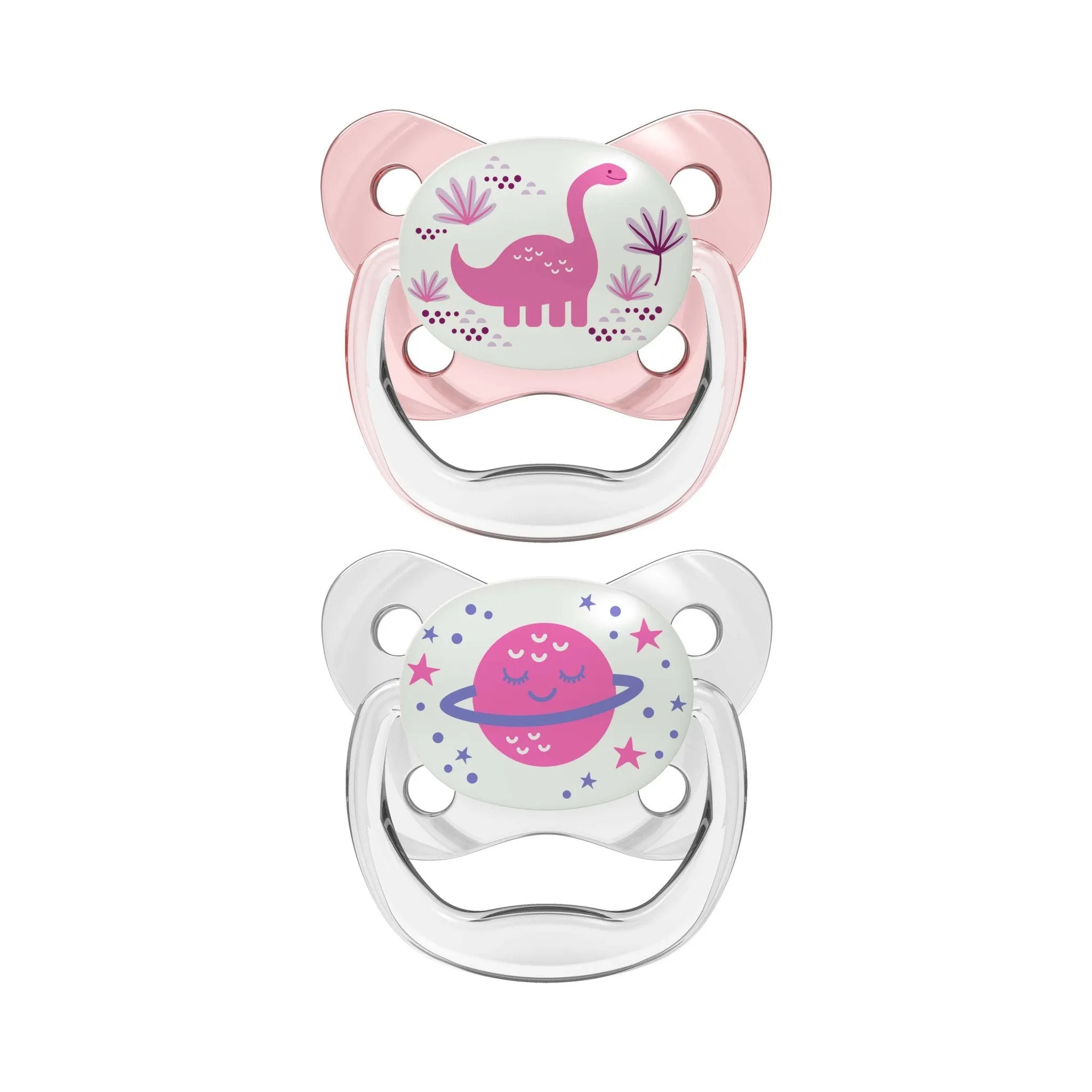 Dr. Brown’s PreVent Glow in the Dark Soother Stage 2 Twin Pack