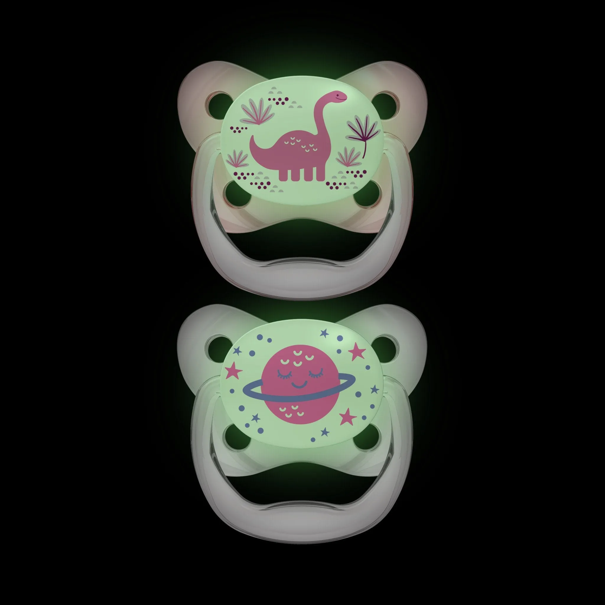 Dr. Brown’s PreVent Glow in the Dark Soother Stage 2 Twin Pack