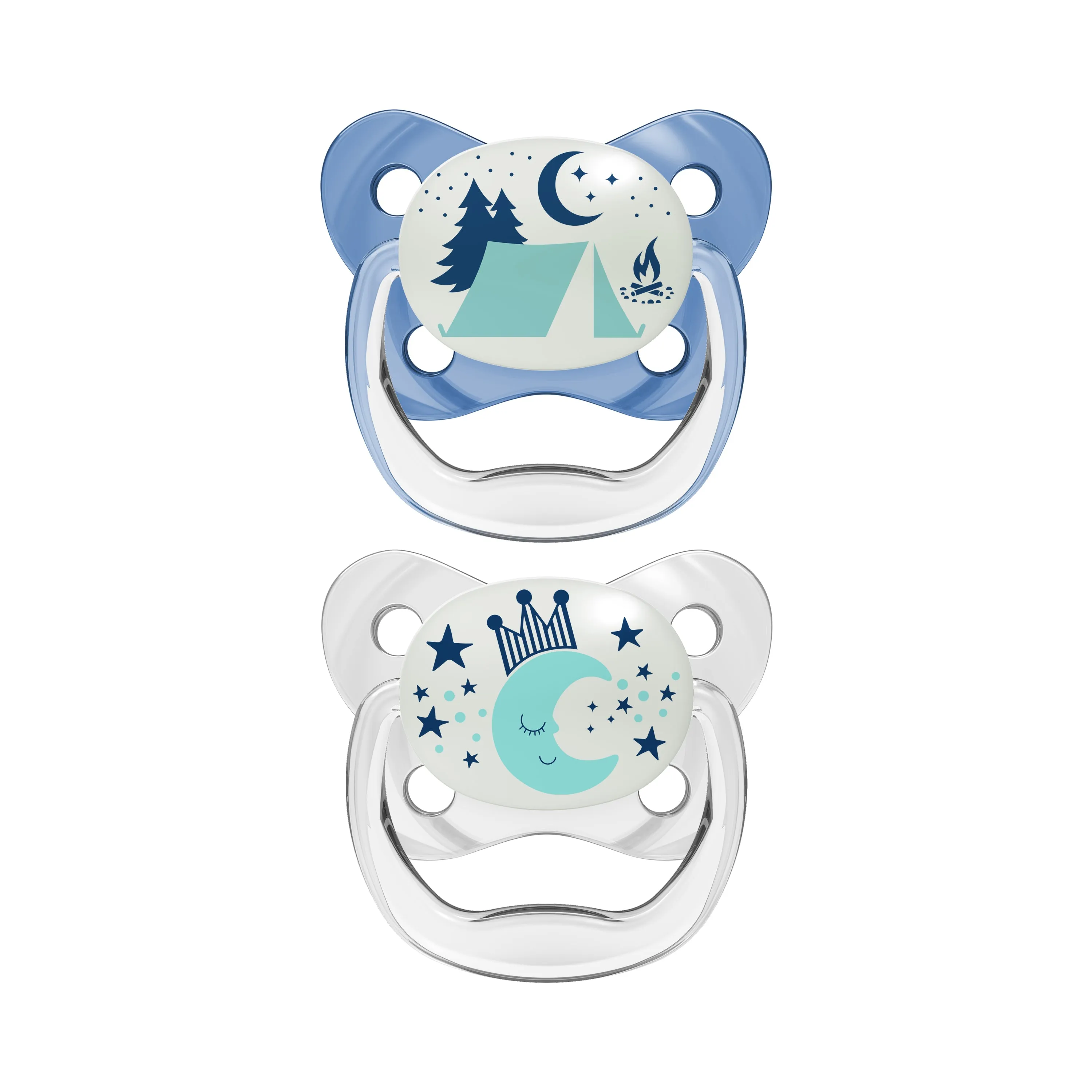 Dr. Brown’s PreVent Glow in the Dark Soother Stage 2 Twin Pack