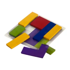 Educational Wooden Geometry Puzzles Building Blocks F13-21-495