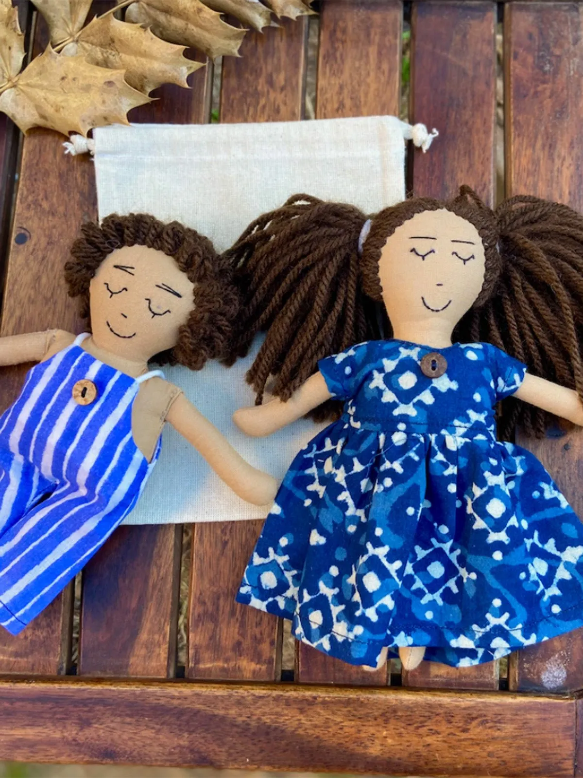 Fabric Dolls, Set of 2 Dolls, Pairs Fair