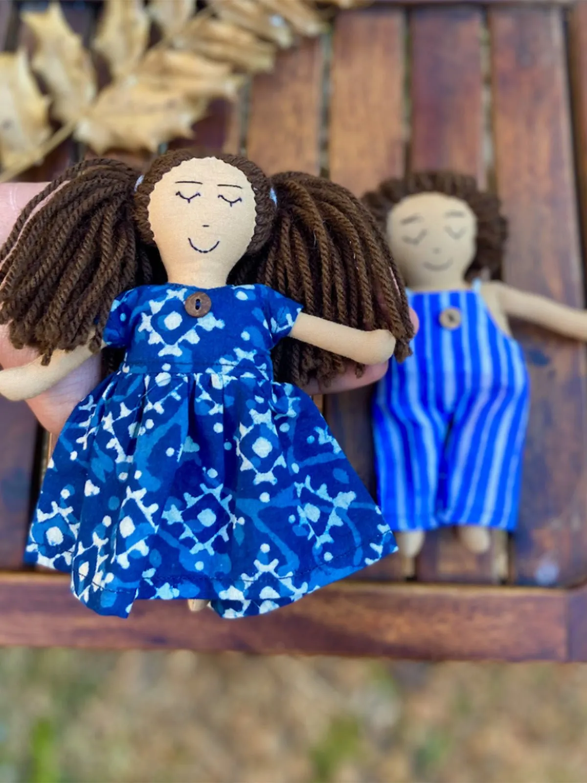 Fabric Dolls, Set of 2 Dolls, Pairs Fair