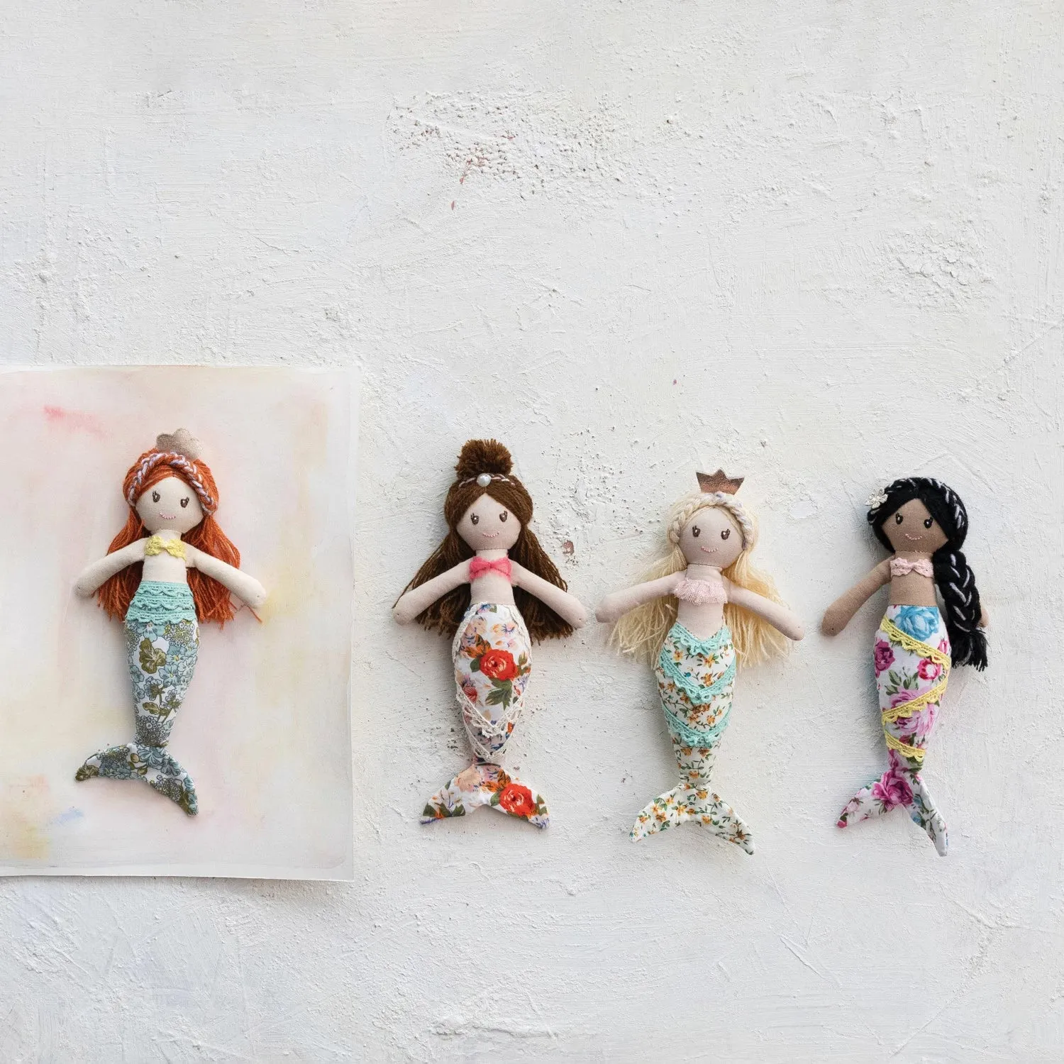 Floral Tail Mermaids