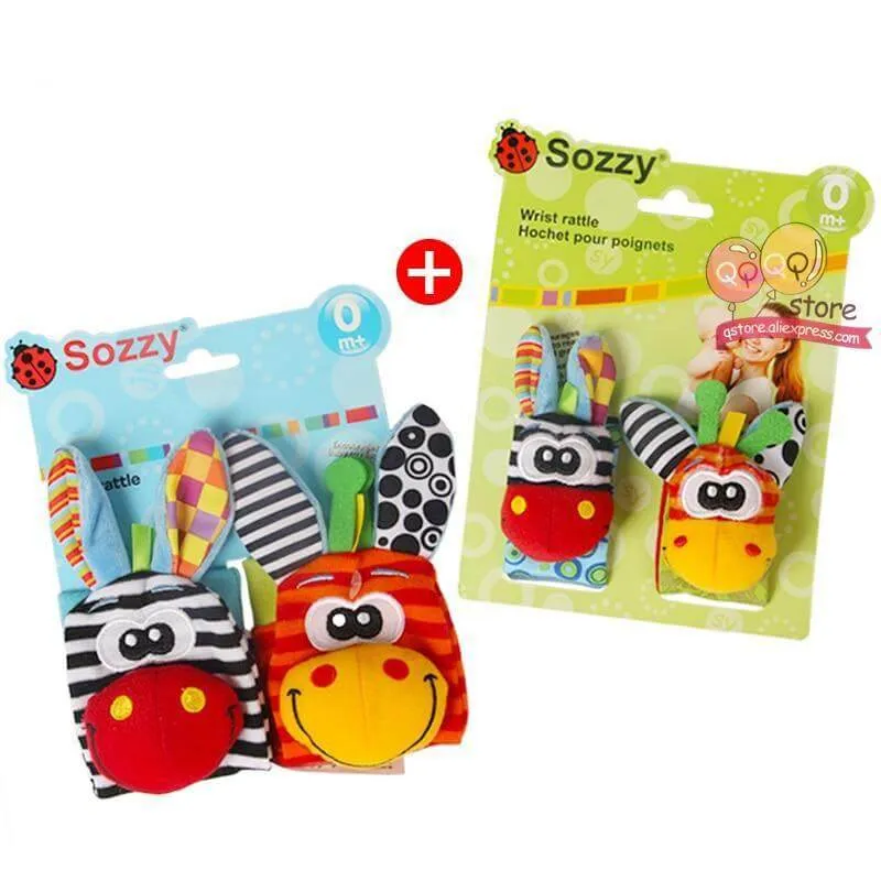 Foot Wrist Rattle Set 4 Pieces