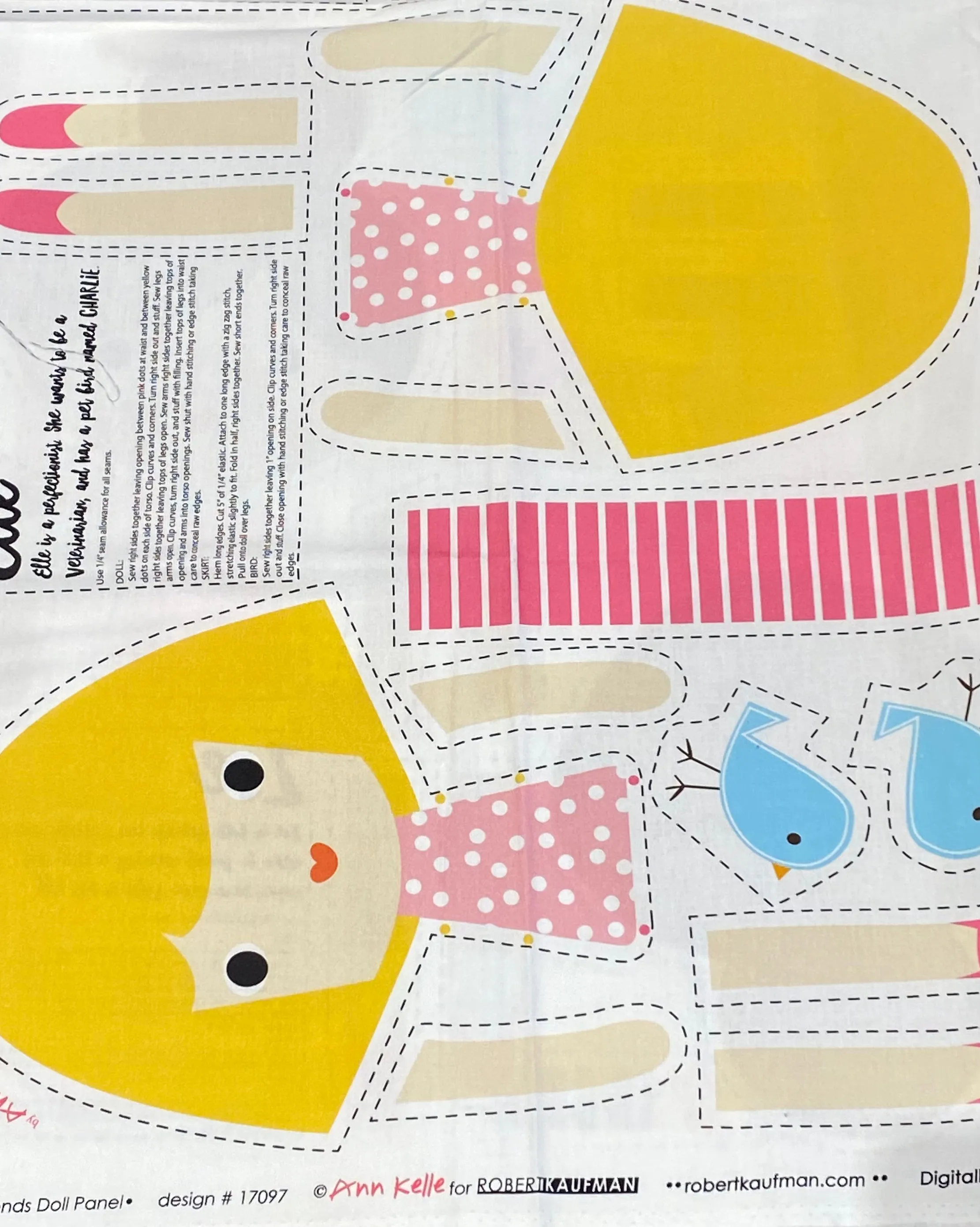 Four Fabric Doll Patterns