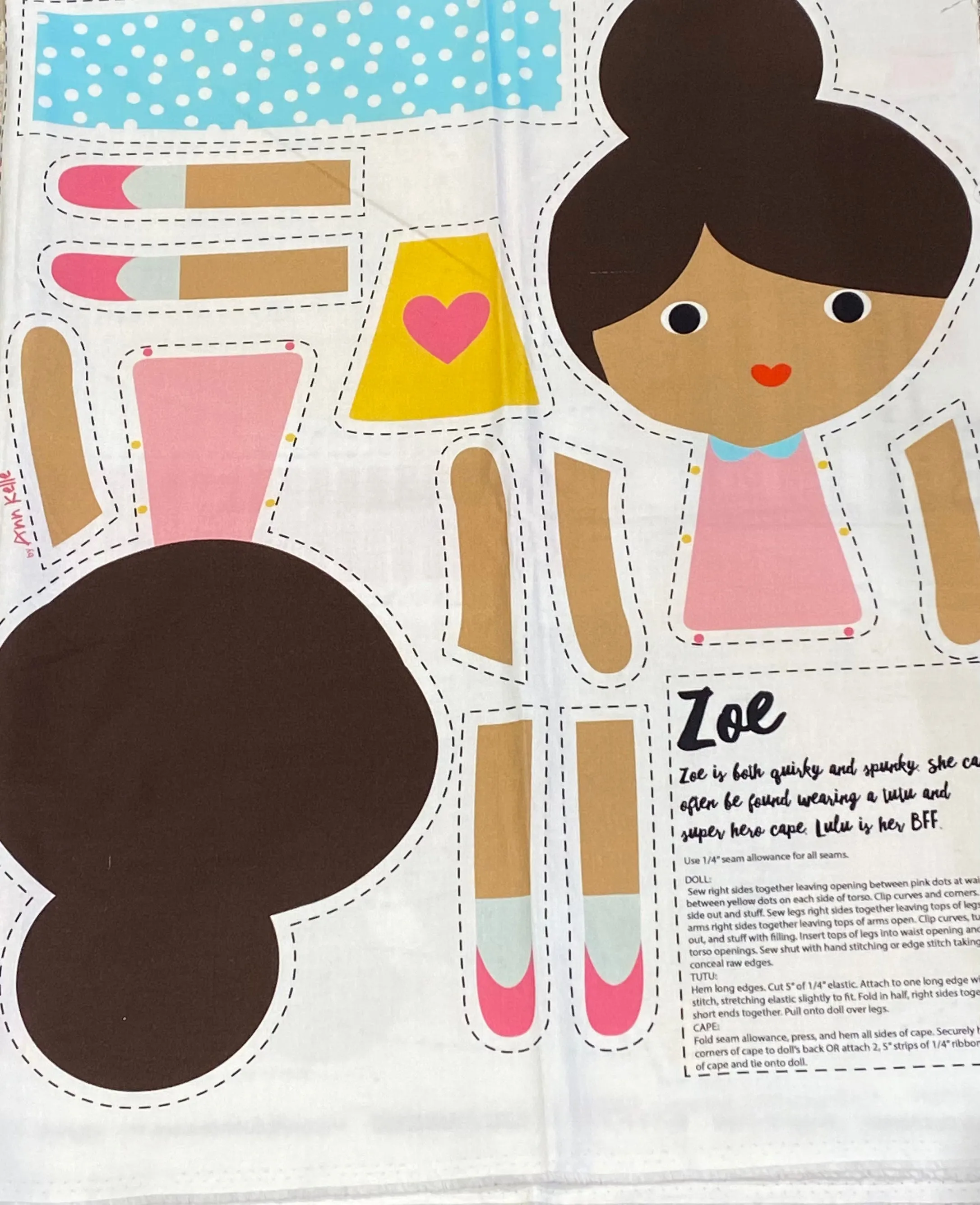 Four Fabric Doll Patterns