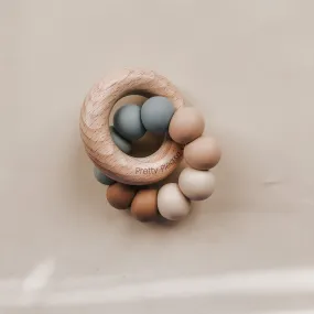 Grant Teething Ring - Modern Colors by Pretty Please Teethers