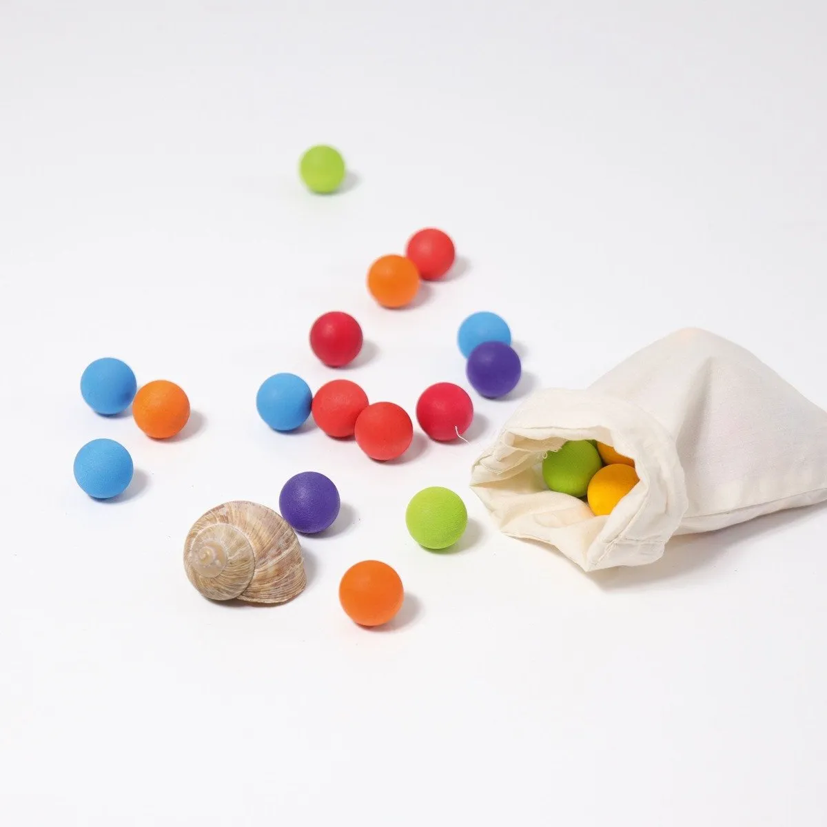 Grimm's Wooden Marbles 35 Pieces