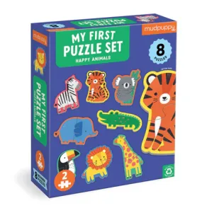 Happy Animals 2 Piece My First Puzzles