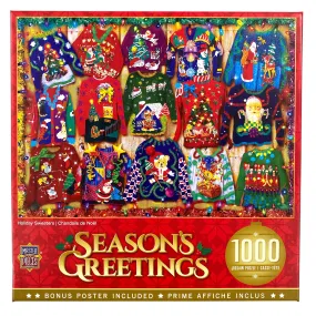 Holiday Sweaters 1000 Piece Puzzle