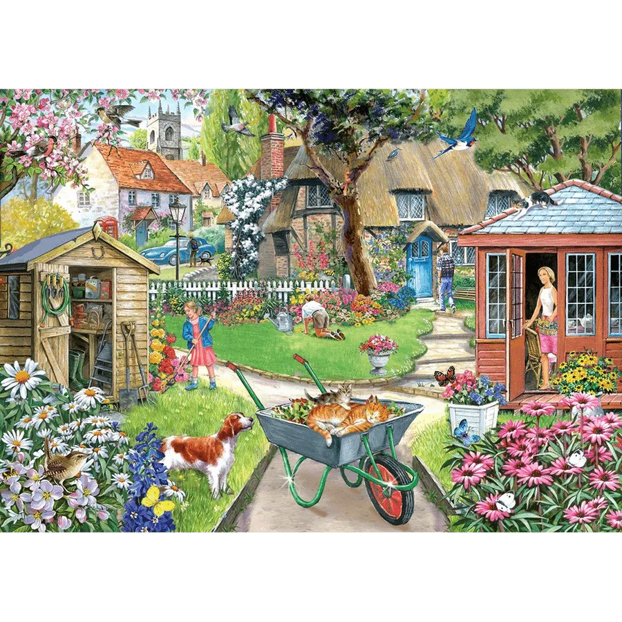 House of Puzzles Bloomin' Lovely - BIG 500 Piece Jigsaw Puzzle
