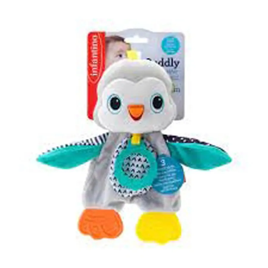 Infantino Cuddly Teether - Penguin