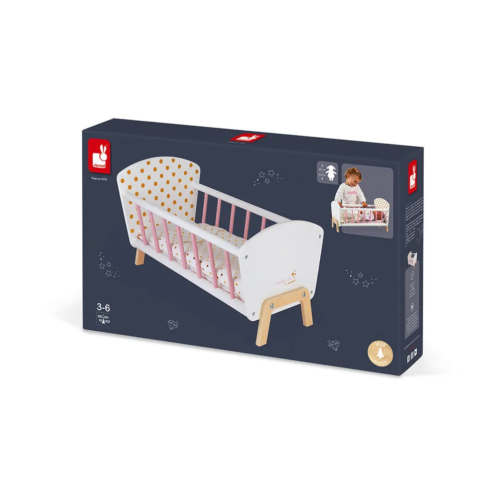 Janod Candy Chic Doll's Bed
