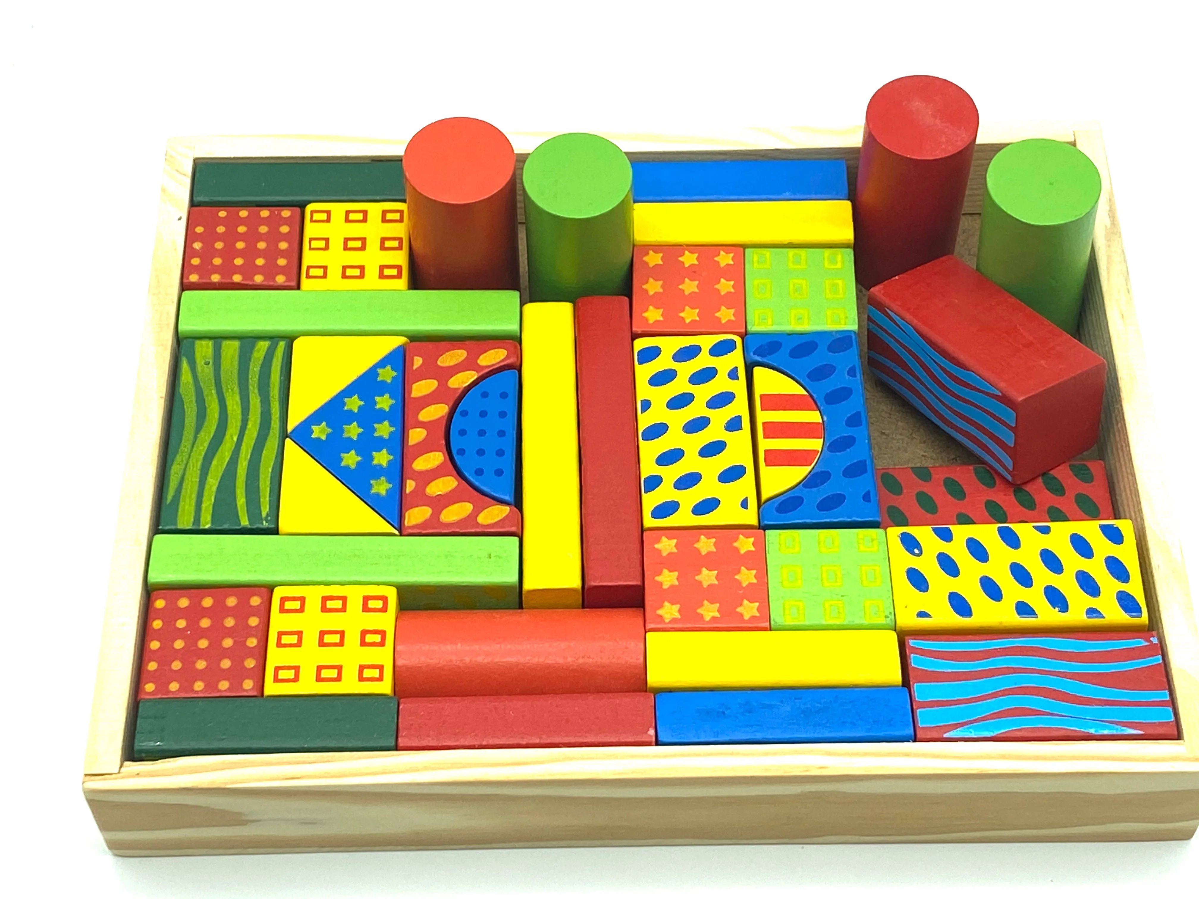 Kids Wooden Blocks 40 pcs- Rec. Age: 24 months 
