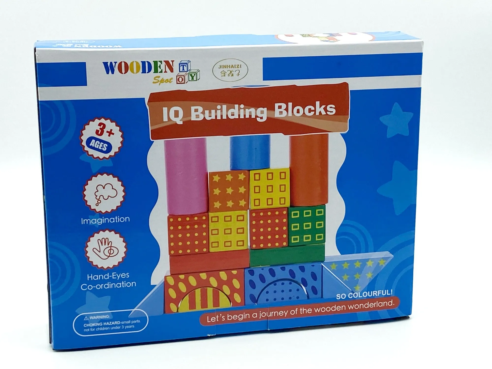 Kids Wooden Blocks 40 pcs- Rec. Age: 24 months 