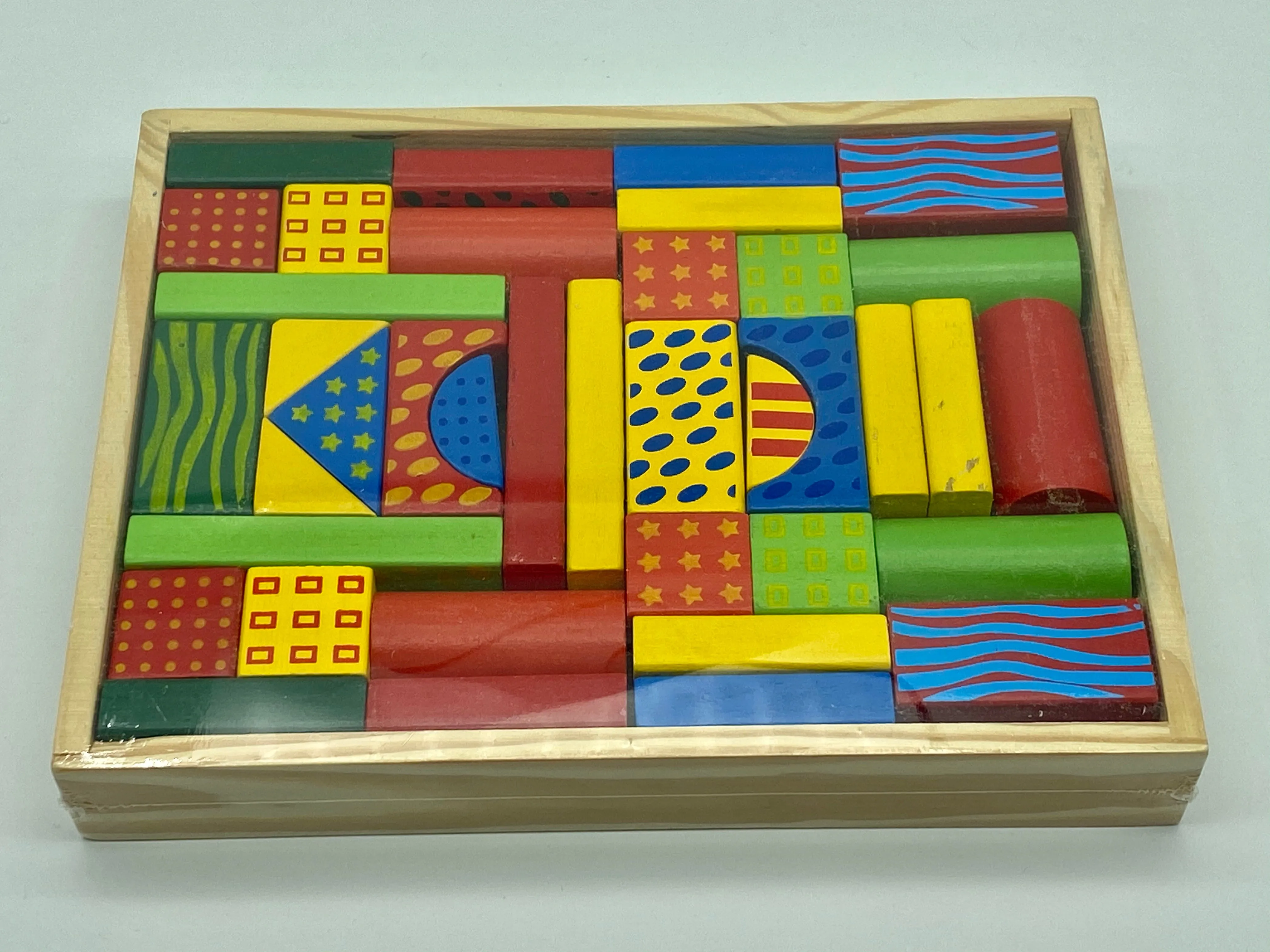 Kids Wooden Blocks 40 pcs- Rec. Age: 24 months 