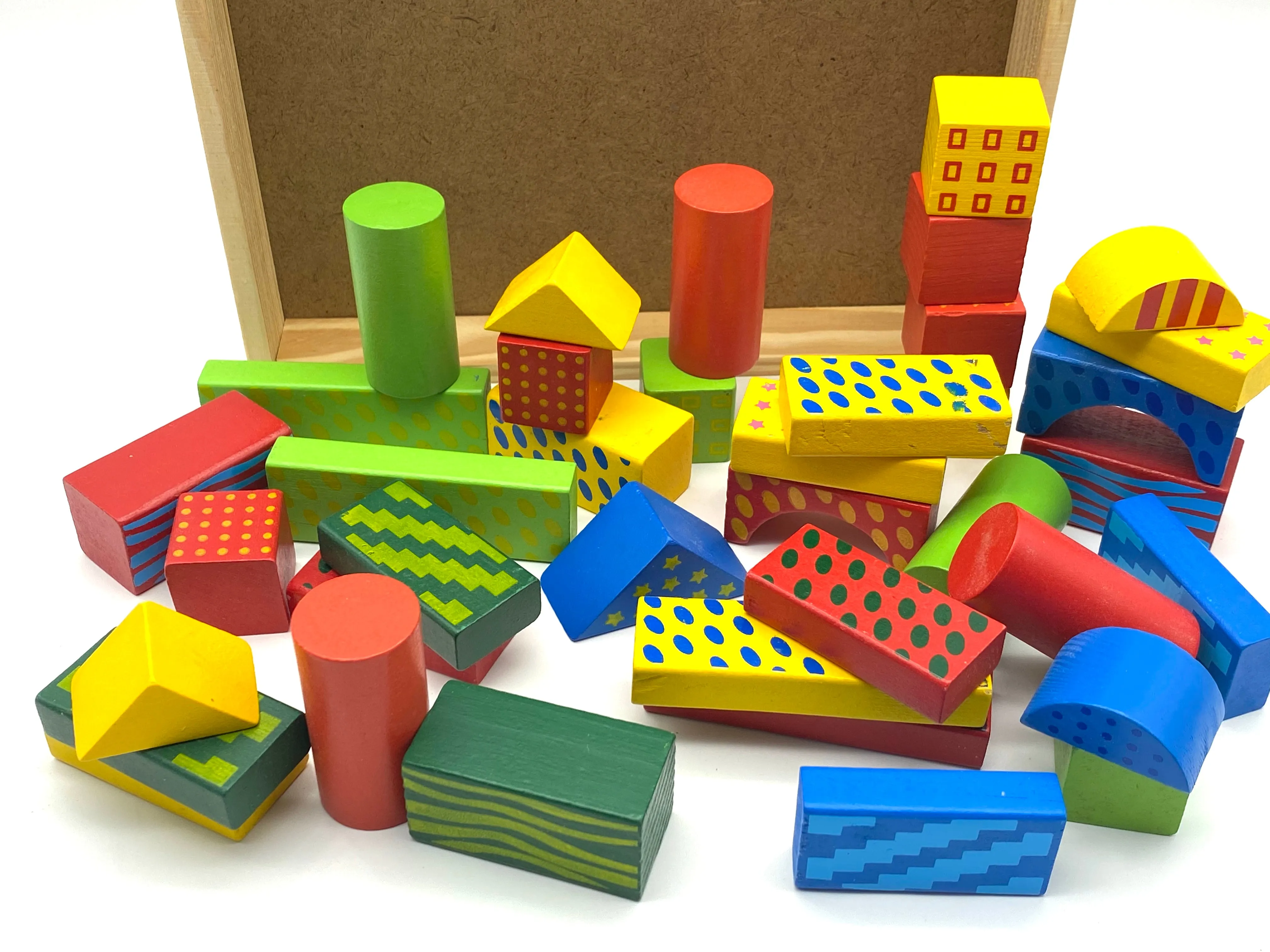 Kids Wooden Blocks 40 pcs- Rec. Age: 24 months 