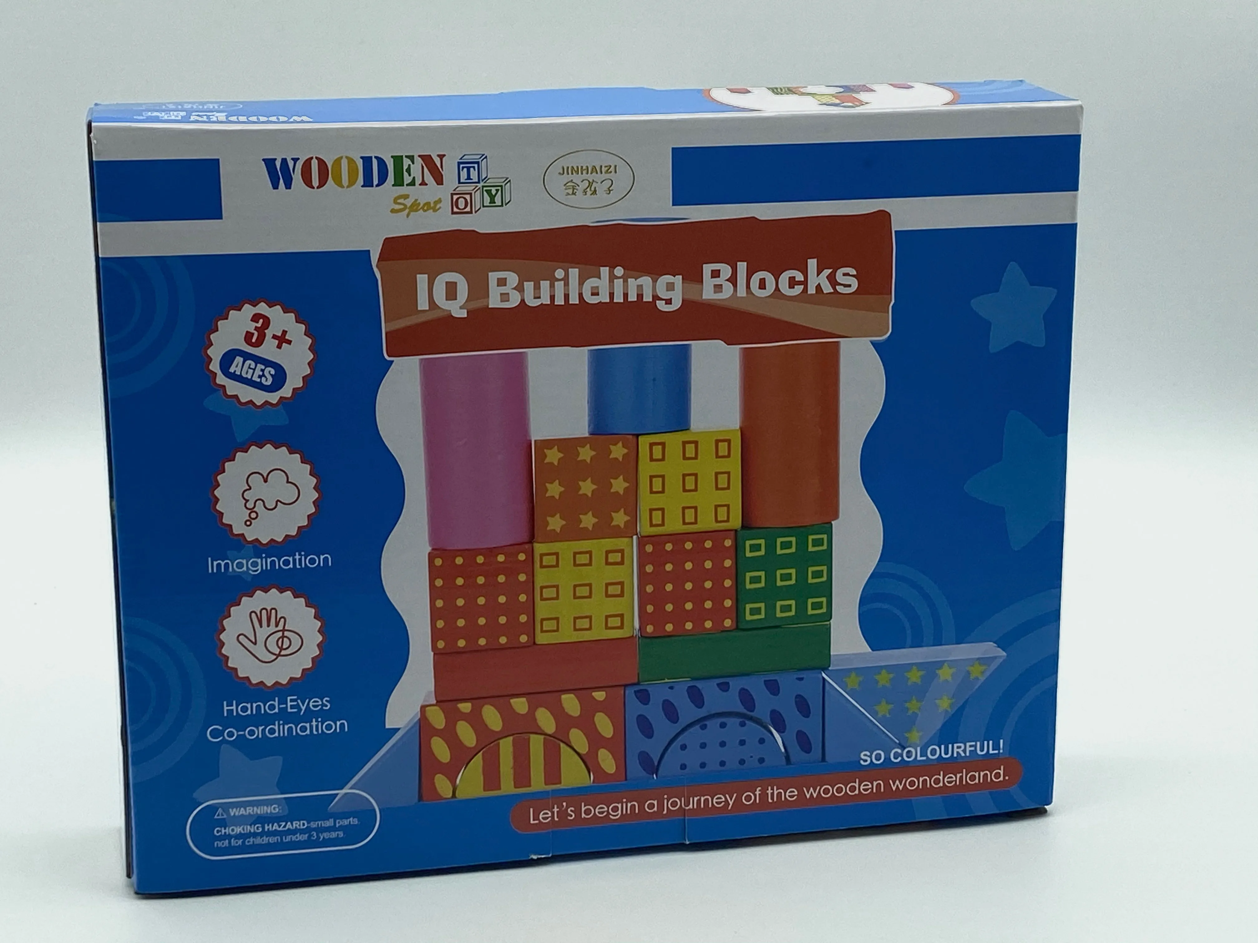 Kids Wooden Blocks 40 pcs- Rec. Age: 24 months 