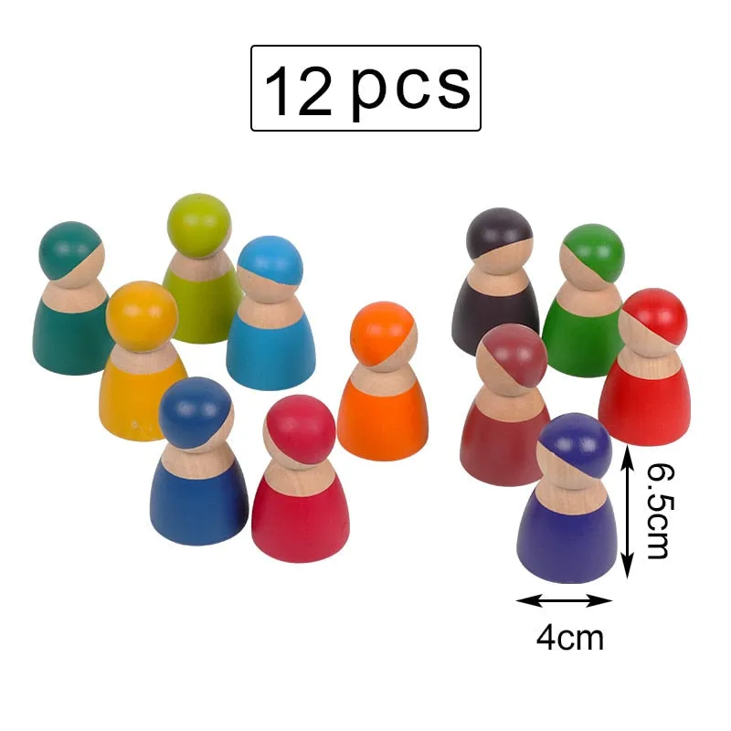 Large Rainbow Puzzles and Stackers with Storage Box