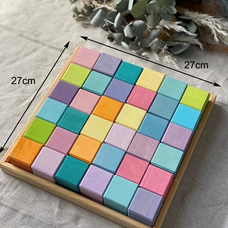 Large Rainbow Puzzles and Stackers with Storage Box
