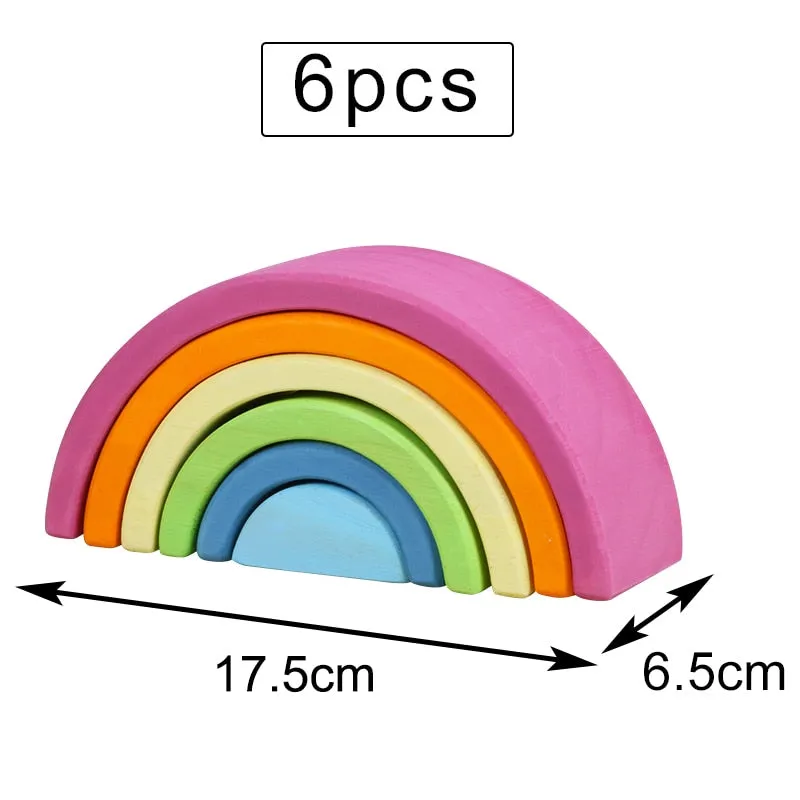 Large Rainbow Puzzles and Stackers with Storage Box