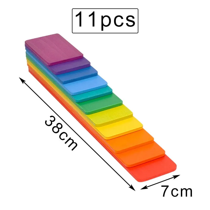 Large Rainbow Puzzles and Stackers with Storage Box