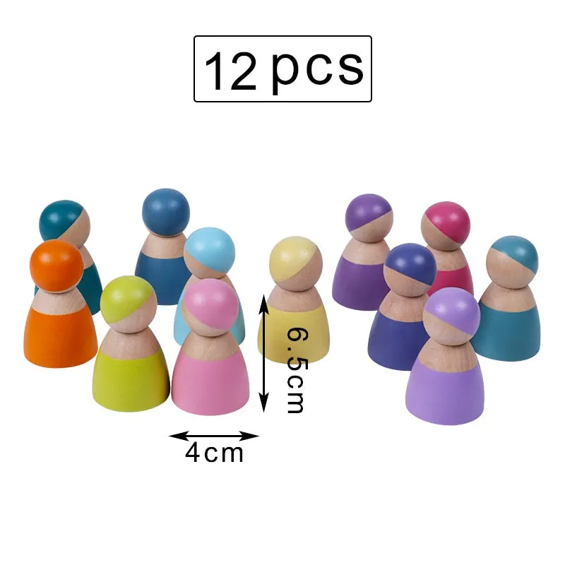 Large Rainbow Puzzles and Stackers with Storage Box