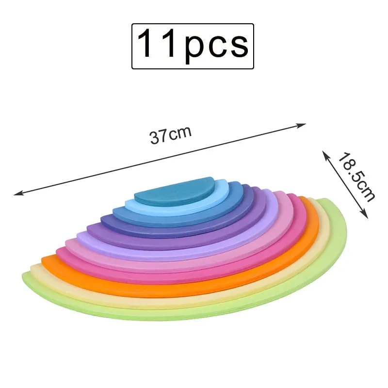 Large Rainbow Puzzles and Stackers with Storage Box