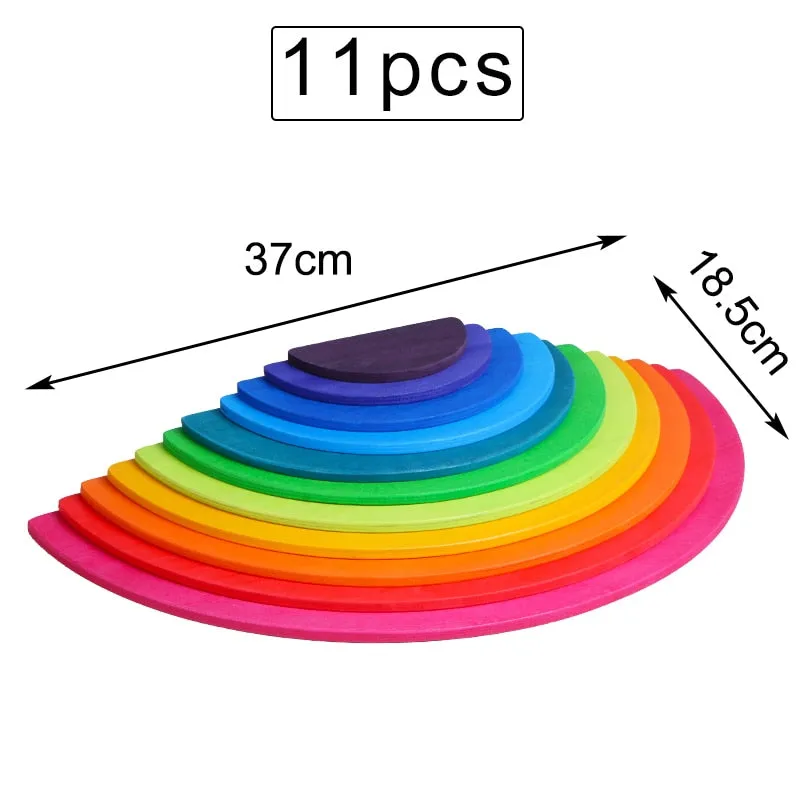Large Rainbow Puzzles and Stackers with Storage Box