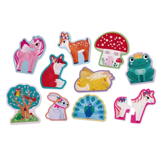 Let's Begin Puzzle 2 pc - Unicorn