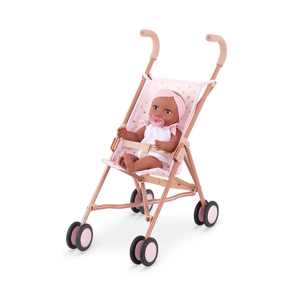 LullaBaby 14" Baby Doll Star Folding Stroller