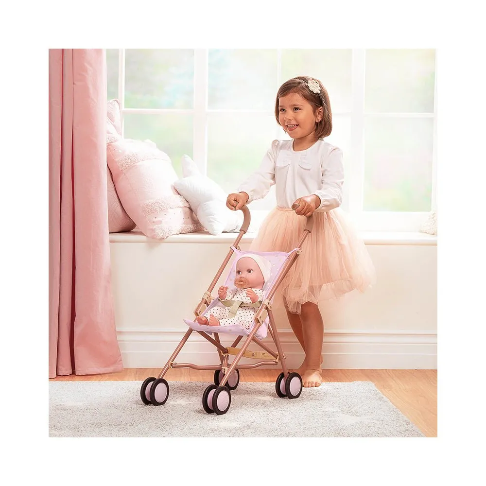 LullaBaby 14" Baby Doll Star Folding Stroller