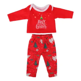 Merry Christmas Pajama Set For Popular 18 inch Dolls