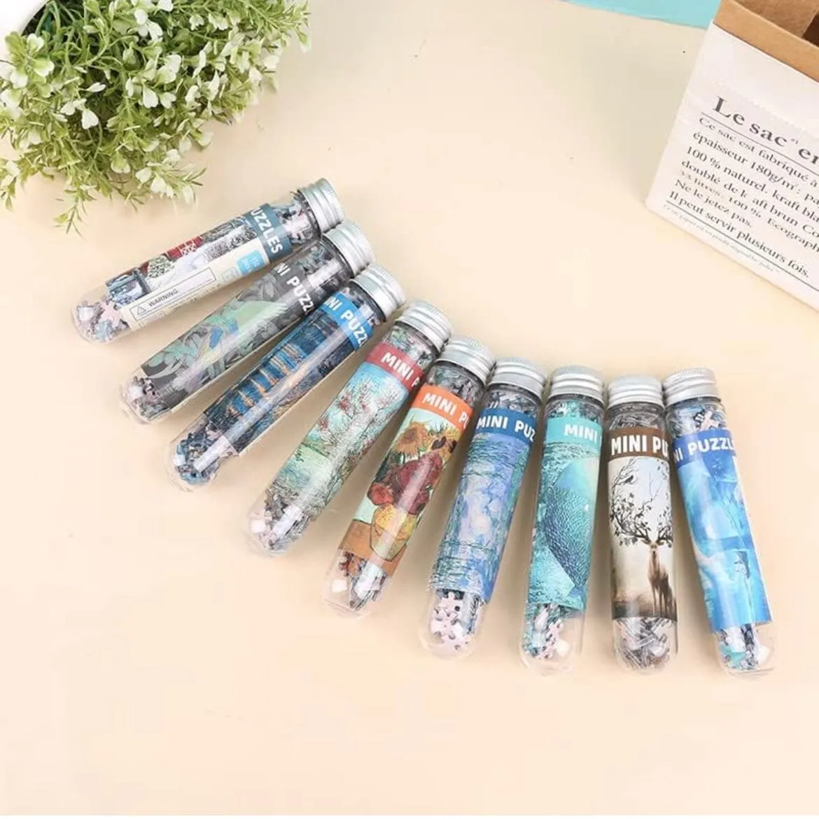 Mini Test Tube Puzzle - Cafe Terrace