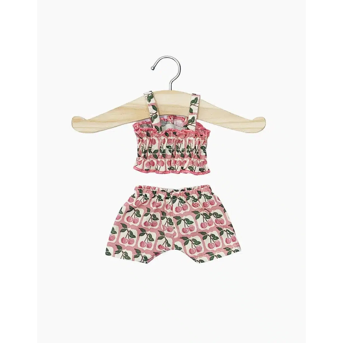 Minikane amigas retro 2-piece swimsuit in cherries with pouch