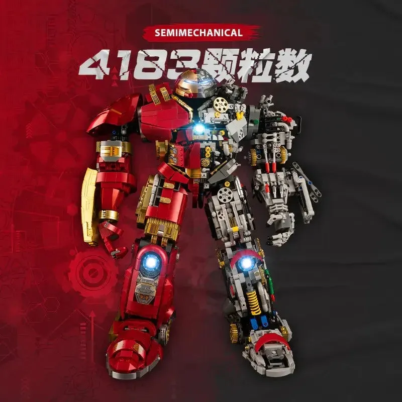 MOC Avengers Iron Hero MK44 Hulkbusters K10513 Bricks Toy
