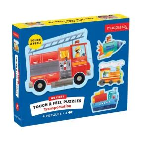 mudpuppy Transportation Touch & Feel Puzzle Set